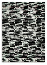 Bramshaw Black/Ivory Extra Large Rug