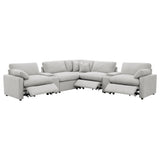 Collins Gray 7-Piece Modular Power Reclining Sectional