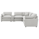 Collins Gray 7-Piece Modular Power Reclining Sectional
