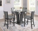 Camelia Dove Gray Round Counter Height Table