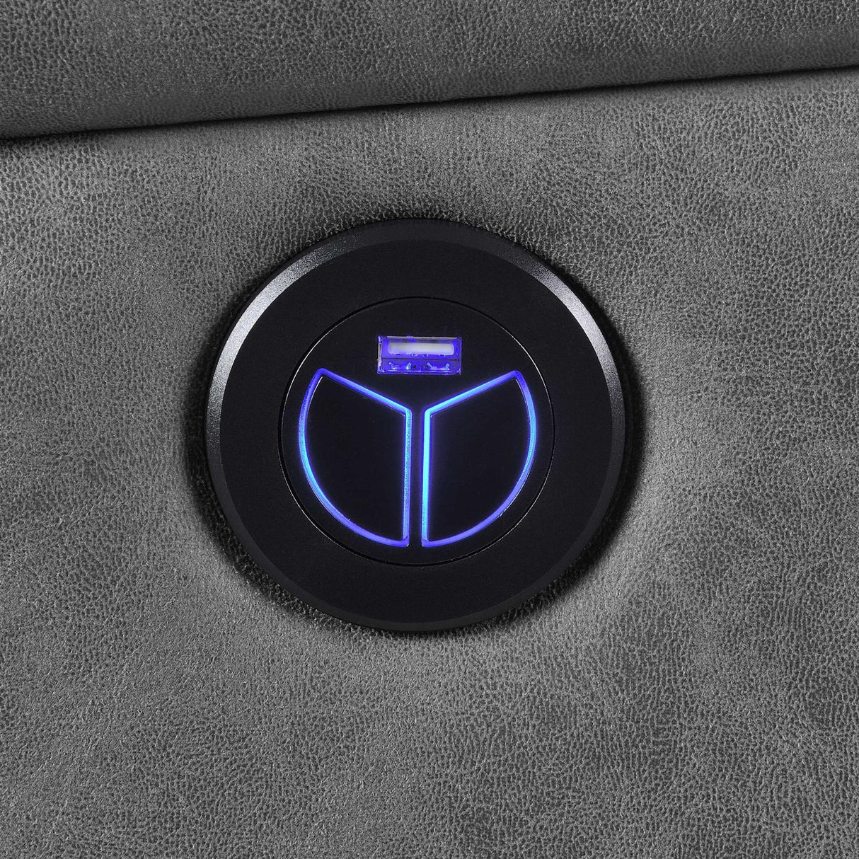 Higgins Gray 4-Piece Upholstered Power Sectional