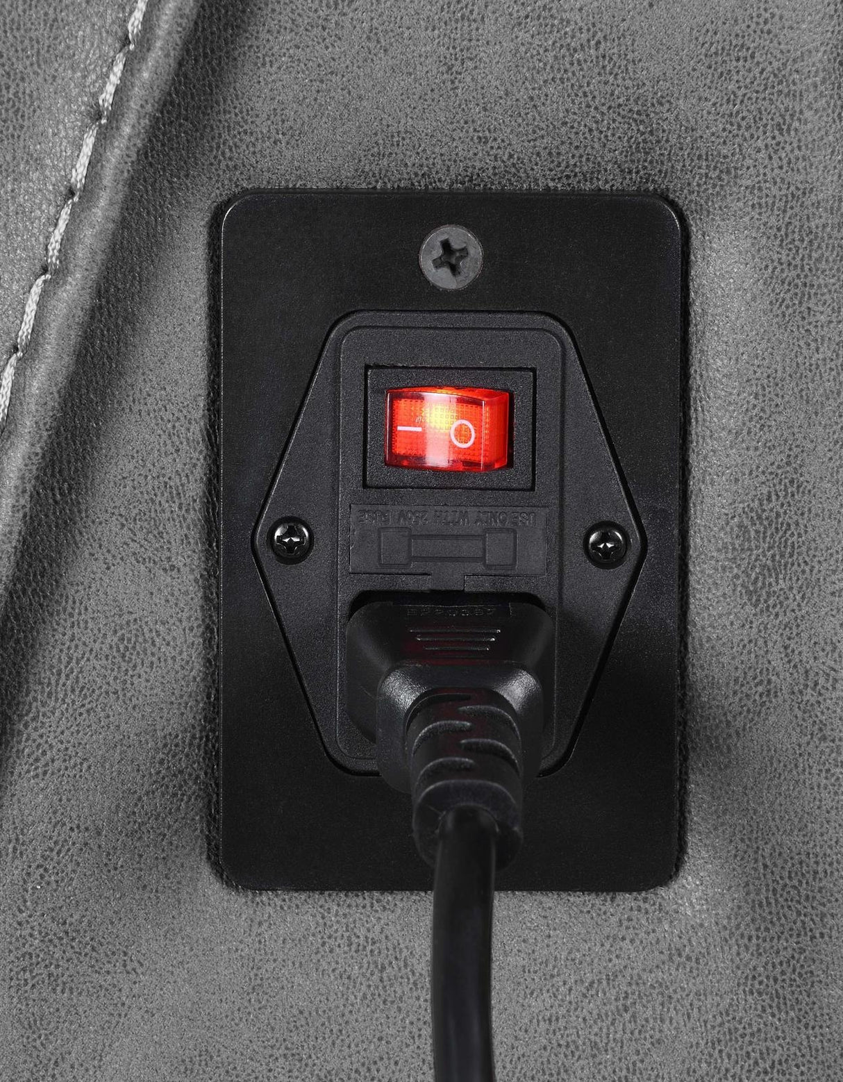 Higgins Gray 4-Piece Upholstered Power Sectional