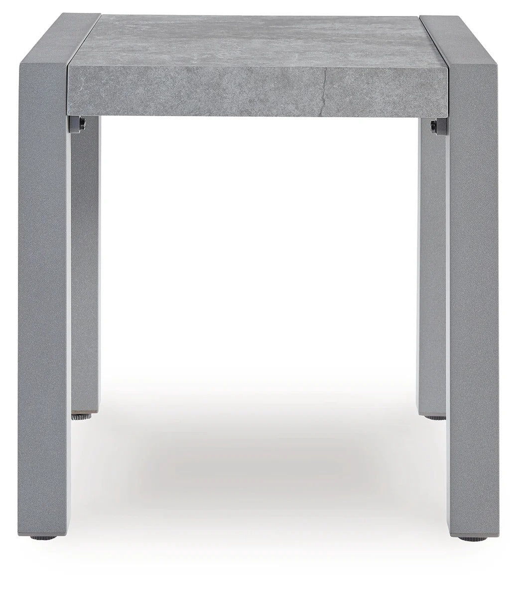 Hurley Park Gray Outdoor End Table