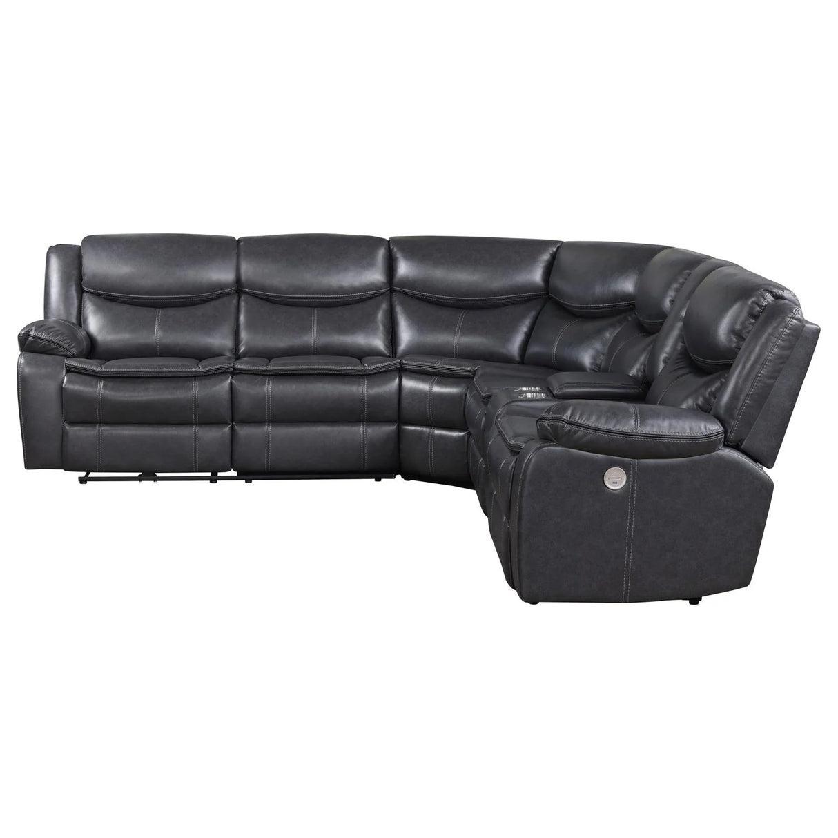 Sycamore Dark Gray Power Reclining Sectional