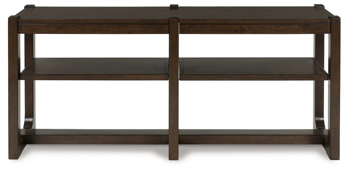 Breckington Dark Brown Sofa Table