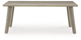 Cliff Trails Beige Outdoor Dining Table