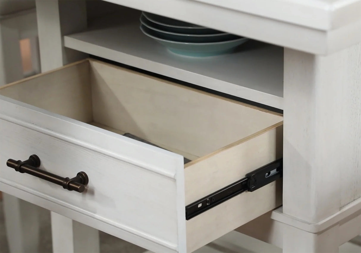 Wendy White Counter Height Table