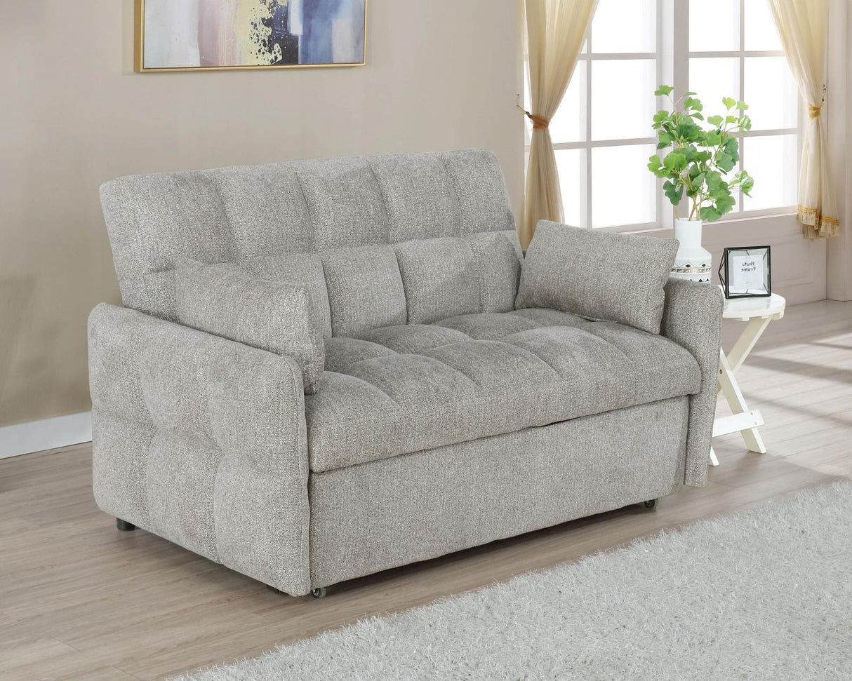 Cotswold Beige Tufted Cushion Sleeper Sofa Bed