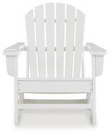 Sundown Treasure White Outdoor Rocking Chair