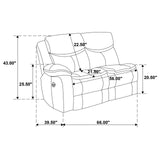 Sycamore Dark Gray Power Reclining Sectional