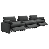 Collins Dark Gray 5-Piece Power Reclining Home Theater Seating