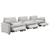 Collins Gray 5-Piece Power Reclining Home Theater Seating