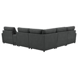 Collins Dark Gray 6-Piece Modular Power Reclining Sectional