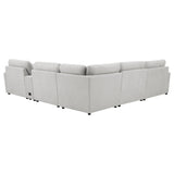 Collins Gray 6-Piece Modular Power Reclining Sectional