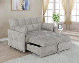 Cotswold Beige Tufted Cushion Sleeper Sofa Bed