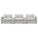 Collins Gray 5-Piece Power Reclining Home Theater Seating