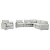 Collins Gray 6-Piece Modular Power Reclining Sectional