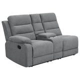 David Smoke 3-Piece Upholstered Motion Sectional with Pillow Arms