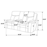 Sycamore Dark Gray Power Reclining Sectional