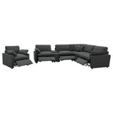 Collins Dark Gray 6-Piece Modular Power Reclining Sectional
