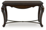 Maylee Dark Brown Sofa Table