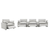 Collins Gray 5-Piece Power Reclining Home Theater Seating