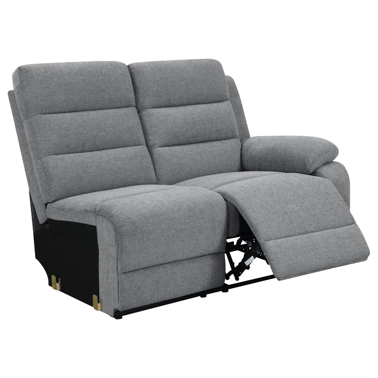 David Smoke 3-Piece Upholstered Motion Sectional with Pillow Arms