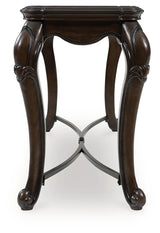 Maylee Dark Brown Sofa Table