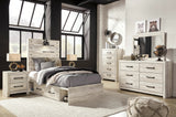 Cambeck Whitewash Youth Panel Bedroom Set