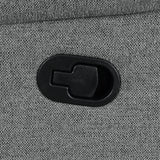 David Smoke 3-Piece Upholstered Motion Sectional with Pillow Arms