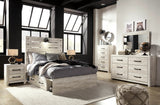 Cambeck Whitewash Youth Panel Bedroom Set