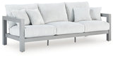 Hurley Park Gray Outdoor Sofa with Cushion
