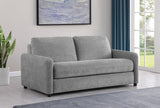 Rylie Gray Upholstered Sofa Sleeper with Queen Mattress