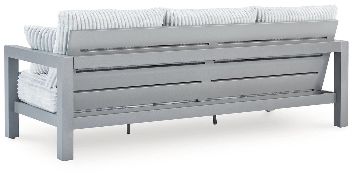 Hurley Park Gray Outdoor Sofa with Cushion