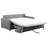 Rylie Gray Upholstered Sofa Sleeper with Queen Mattress
