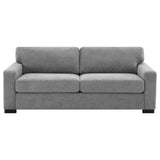 Simpson Gray Upholstered Sofa Sleeper with Queen Mattress