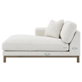 Geneva Sand Boucle Upholstered Sectional Chaise Sofa