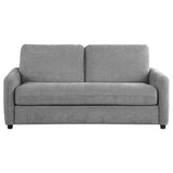 Rylie Gray Upholstered Sofa Sleeper with Queen Mattress