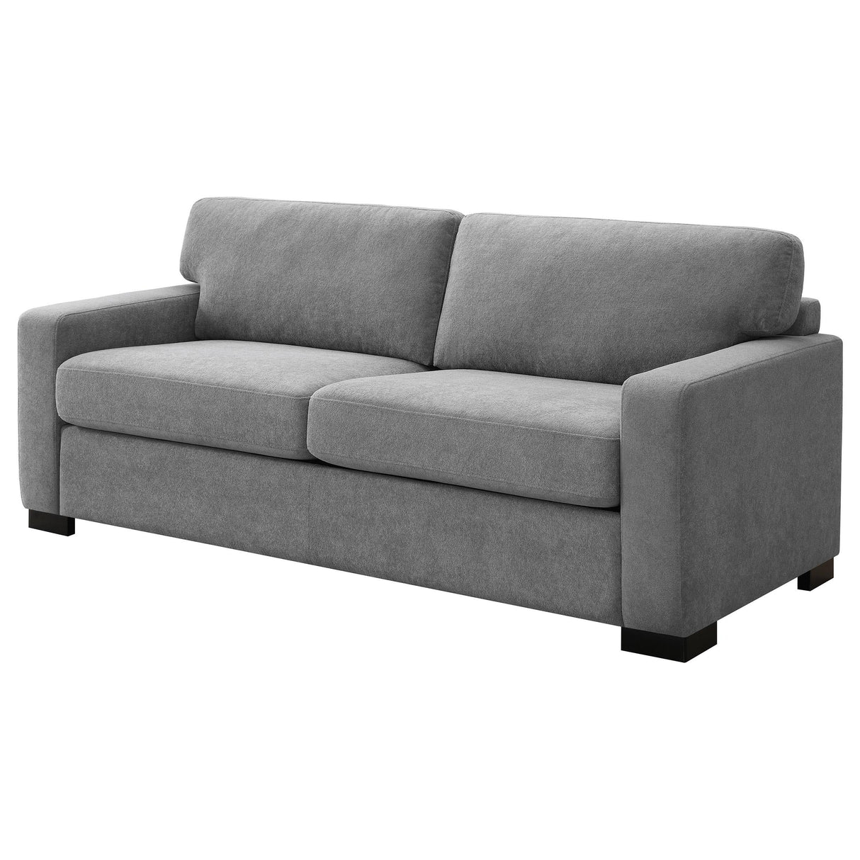 Simpson Gray Upholstered Sofa Sleeper with Queen Mattress