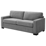 Simpson Gray Upholstered Sofa Sleeper with Queen Mattress