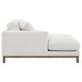 Geneva Sand Boucle Upholstered Sectional Chaise Sofa
