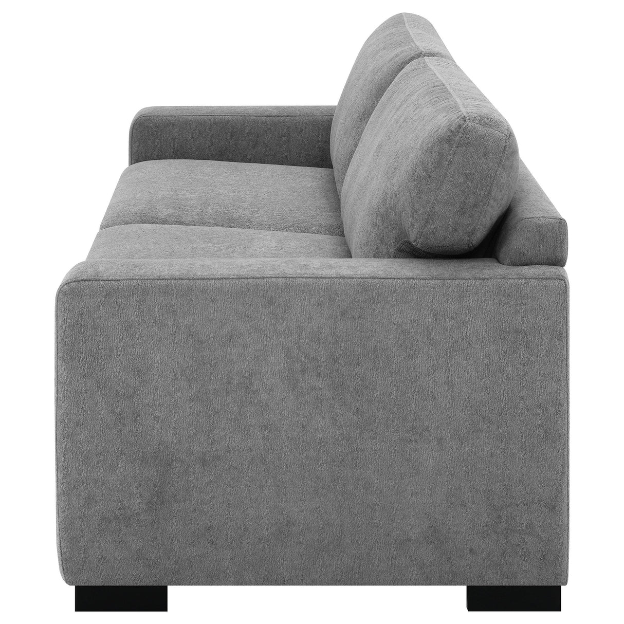 Simpson Gray Upholstered Sofa Sleeper with Queen Mattress