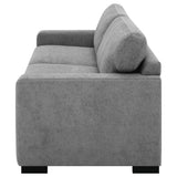Simpson Gray Upholstered Sofa Sleeper with Queen Mattress