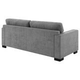 Simpson Gray Upholstered Sofa Sleeper with Queen Mattress