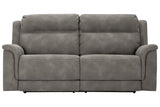 Next-Gen DuraPella Slate Power Reclining Sofa