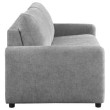 Rylie Gray Upholstered Sofa Sleeper with Queen Mattress