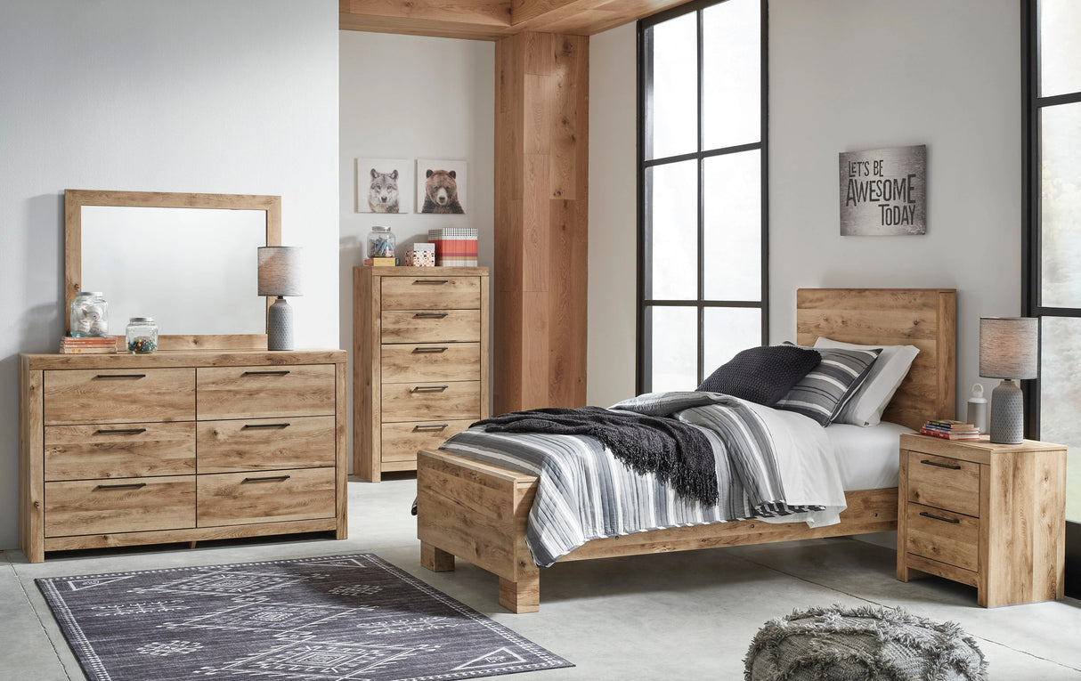 Cambeck Whitewash Youth Panel Bedroom Set