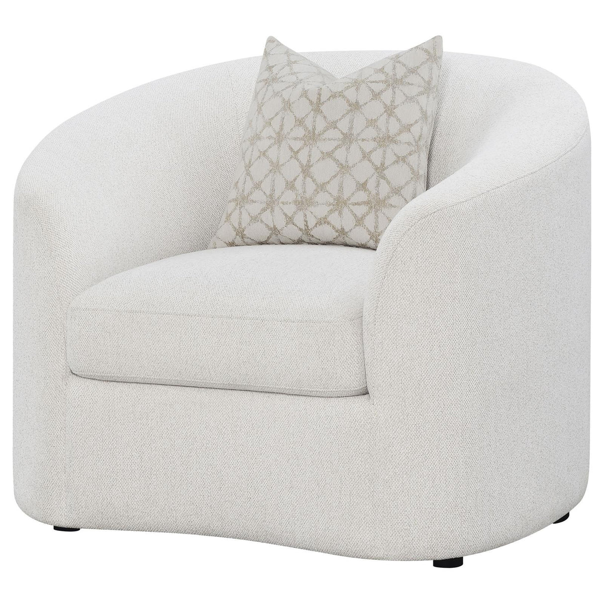 Rainn Latte Upholstered Tight Back Chair