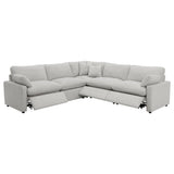 Collins Gray 5-Piece Modular Power Reclining Sectional Sofa
