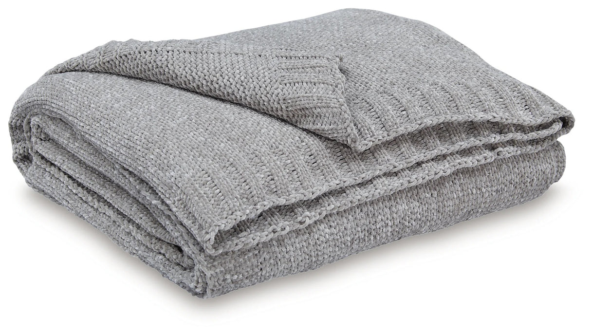 Anawood Gray Throw (Set of 3)